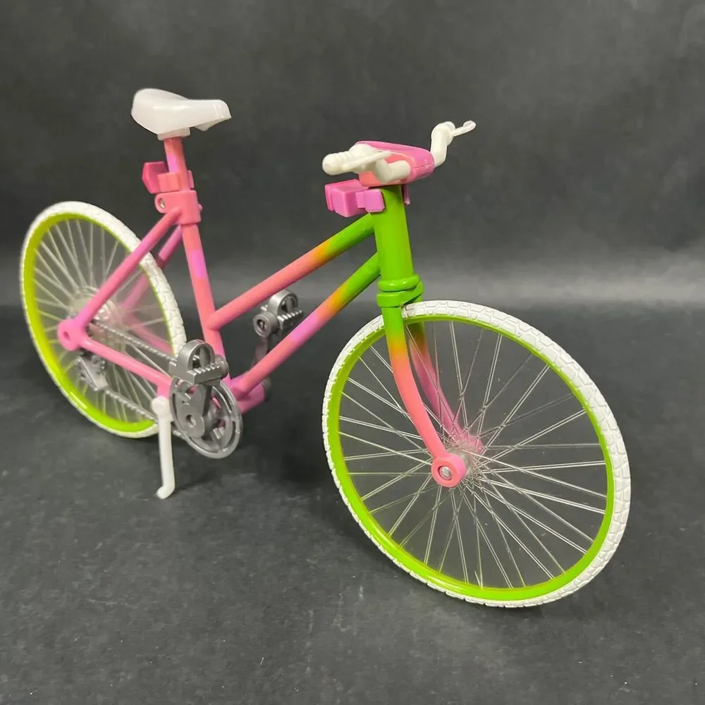 Rare Vintage‎ Barbie Doll Bicycle Pink Green White